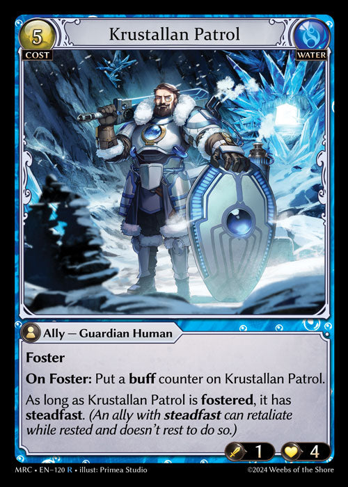 [120]【EN】【FOIL】Krustallan Patrol【MRC】[R][Water]