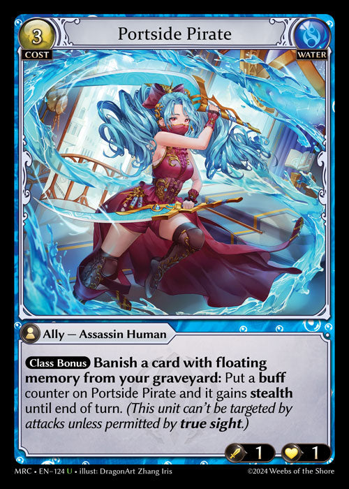 [124]【EN】【FOIL】Portside Pirate【MRC】[U][Water]
