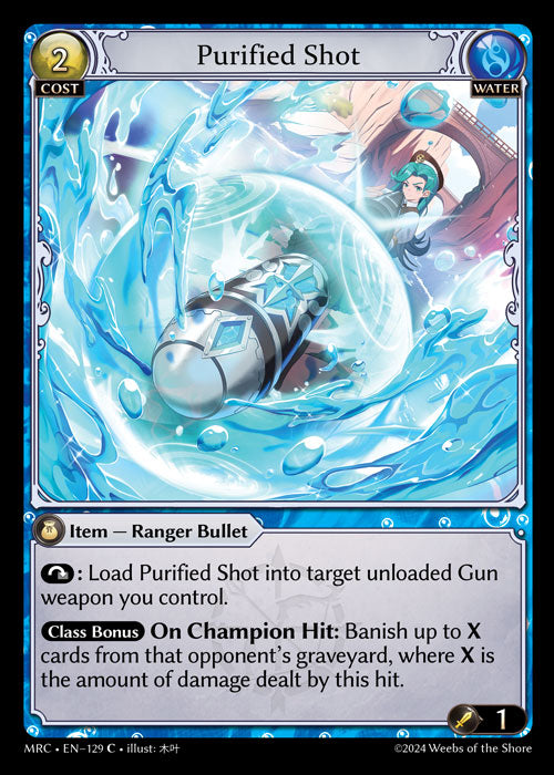 [129]【EN】【FOIL】Purified Shot【MRC】[C][Water]