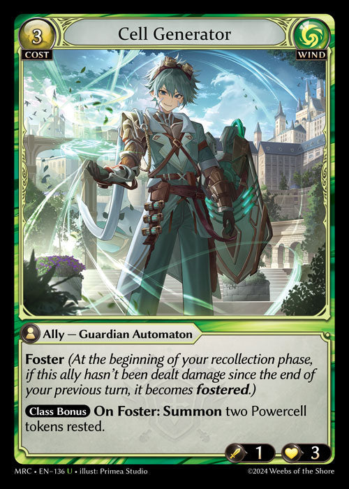 [136]【EN】【FOIL】Cell Generator【MRC】[U][Wind]