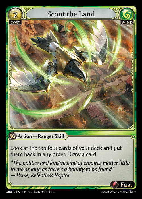 [149]【EN】【FOIL】Scout the Land【MRC】[C][Wind]