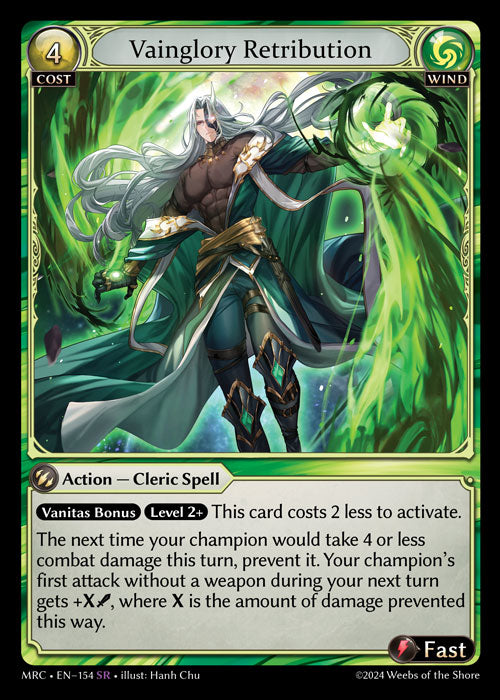 [154]【EN】【FOIL】Vainglory Retribution【MRC】[SR][Wind]