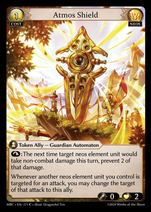 [171]【EN】【FOIL】Atmos Shield【MRC】[C][Neos]