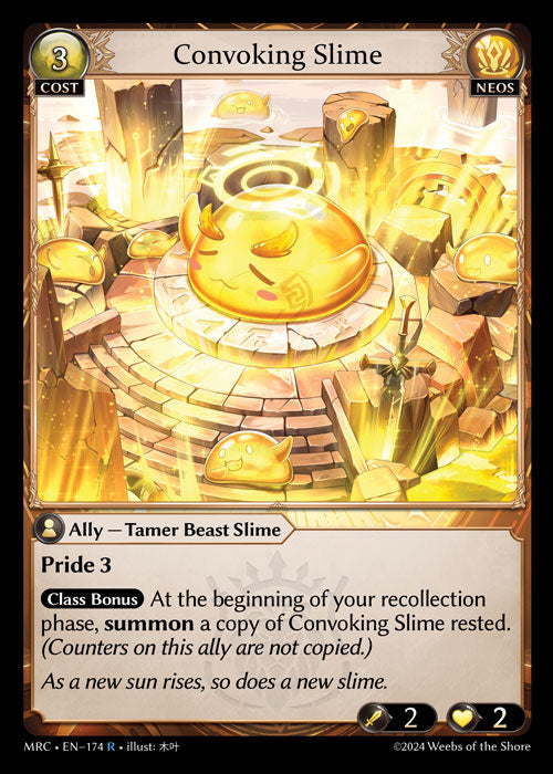 [174]【EN】【FOIL】Convoking Slime【MRC】[R][Neos]