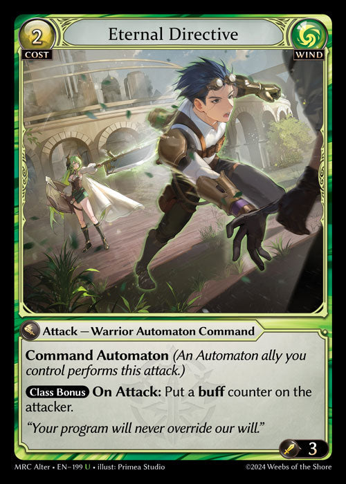 [199]【EN】【FOIL】Eternal Directive【MRCAlter】[U][Wind]
