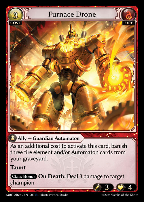 [200]【EN】【FOIL】Furnace Drone【MRCAlter】[R][Fire]