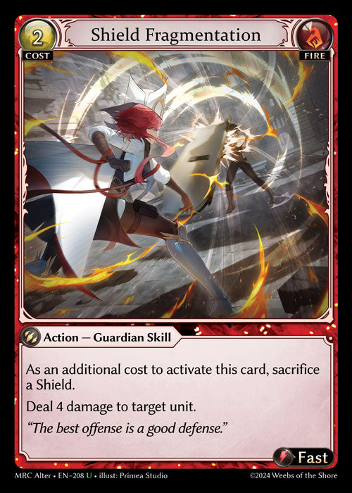 [208]【EN】【FOIL】Shield Fragmentation【MRCAlter】[U][Fire]