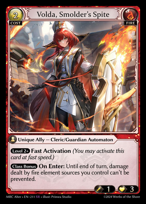 [211]【EN】Volda, Smolder's Spite【MRCAlter】[SR][Fire]