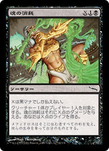 [060]【JP】【FOIL】魂の消耗/Consume Spirit【MRD】[C][黒]