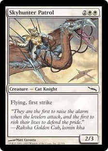 [022]【EN】【FOIL】空狩人の巡回兵/Skyhunter Patrol【MRD】[C][白]