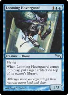 [038]【EN】【FOIL】立ちはだかる空護り/Looming Hoverguard【MRD】[U][青]