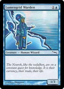 [041]【EN】【FOIL】ルーメングリッドの管理人/Lumengrid Warden【MRD】[C][青]