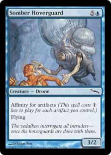 [051]【EN】【FOIL】厳粛な空護り/Somber Hoverguard【MRD】[C][青]
