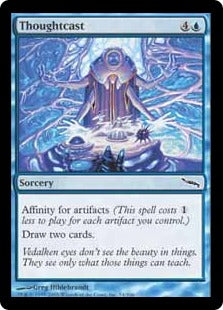 [054]【EN】【FOIL】物読み/Thoughtcast【MRD】[C][青]