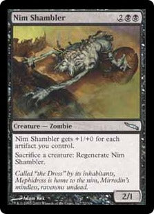 [072]【EN】【FOIL】屍賊のシャンブラー/Nim Shambler【MRD】[U][黒]