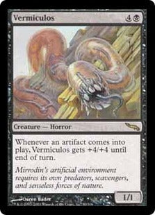 [080]【EN】【FOIL】虫たかり/Vermiculos【MRD】[R][黒]