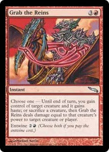 [095]【EN】【FOIL】手綱取り/Grab the Reins【MRD】[U][赤]