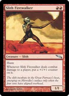 [107]【EN】【FOIL】炎歩スリス/Slith Firewalker【MRD】[U][赤]
