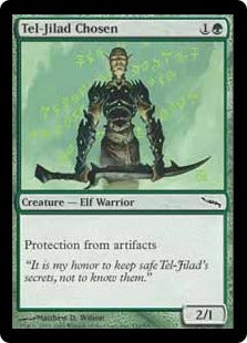 [132]【EN】【FOIL】テル＝ジラードに選ばれし者/Tel-Jilad Chosen【MRD】[C][緑]