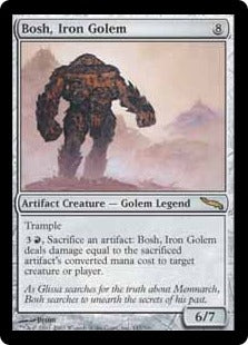 [147]【EN】【FOIL】鉄のゴーレム、ボッシュ/Bosh, Iron Golem【MRD】[R][茶]