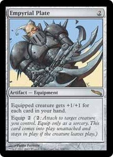 [168]【EN】【FOIL】浄火の板金鎧/Empyrial Plate【MRD】[R][茶]