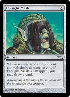 [170]【EN】【FOIL】遠見の仮面/Farsight Mask【MRD】[U][茶]
