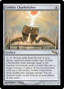 [176]【EN】【FOIL】ゴブリンの放火砲/Goblin Charbelcher【MRD】[R][茶]