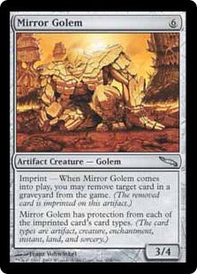 [208]【EN】鏡のゴーレム/Mirror Golem【MRD】[U][茶]