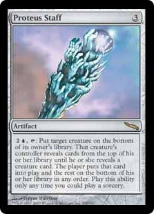 [230]【EN】【FOIL】変幻の杖/Proteus Staff【MRD】[R][茶]