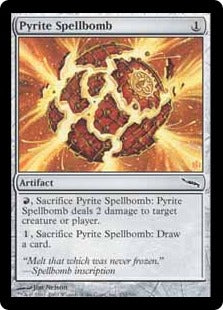 [232]【EN】【FOIL】黄鉄の呪文爆弾/Pyrite Spellbomb【MRD】[C][茶]