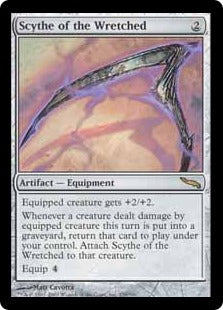 [239]【EN】【FOIL】卑劣漢の大鎌/Scythe of the Wretched【MRD】[R][茶]