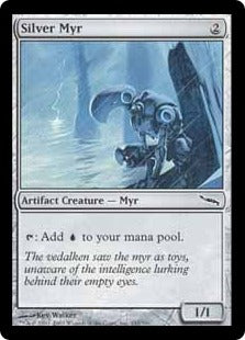 [241]【EN】【FOIL】銀のマイア/Silver Myr【MRD】[C][茶]