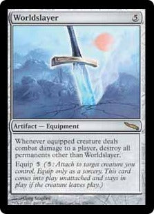 [276]【EN】【FOIL】世界薙ぎの剣/Worldslayer【MRD】[R][茶]