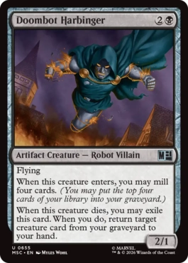 [655]【EN】【FOIL】ドゥームボットの先触れ/Doombot Harbinger【MSC】[U][黒]
