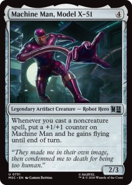 [751]【EN】【FOIL】マシンマン、X-51型/Machine Man, Model X-51【MSC】[U][茶]