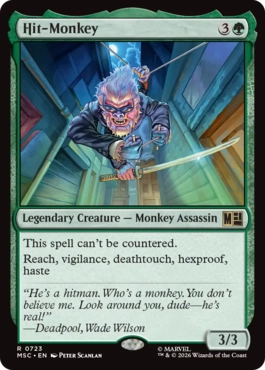 [723]【EN】【FOIL】ヒット・モンキー/Hit-Monkey【MSC】[R][緑]