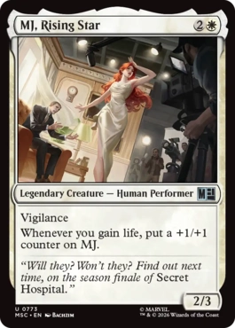 [773]【EN】【FOIL】期待のスター、MJ/MJ, Rising Star【MSC】[U][白]