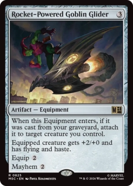 [825]【EN】【FOIL】ロケット推進ゴブリン・グライダー/Rocket-Powered Goblin Glider【MSC】[R][茶]