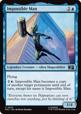 [625]【EN】【FOIL】インポッシブル・マン/Impossible Man【MSC】[U][青]
