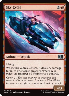 [704]【EN】【FOIL】スカイ・サイクル/Sky Cycle【MSC】[U][赤]