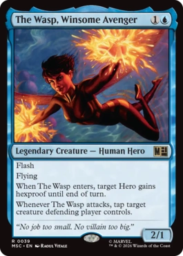 [039]【EN】愛らしきアベンジャーズ、ワスプ/The Wasp, Winsome Avenger【MSC】[R][青]