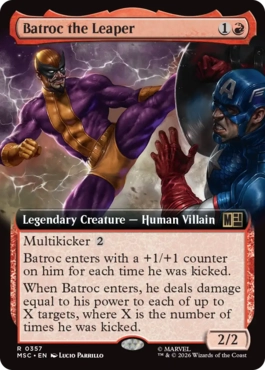 [357]【EN】■拡張アート■バトロック・ザ・リーパー/Batroc the Leaper【MSC】[R][赤]