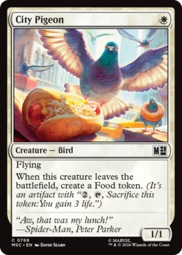 [769]【EN】【FOIL】街の鳩/City Pigeon【MSC】[C][白]