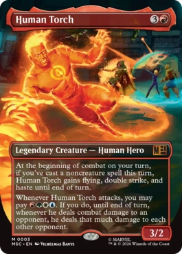 [003]【EN】■ボーダーレス■ヒューマン・トーチ/Human Torch【MSC】[M][赤]