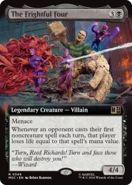 [349]【EN】■拡張アート■フライトフル・フォー/The Frightful Four【MSC】[R][黒]
