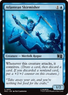 [616]【EN】【FOIL】アトランティスの散兵/Atlantean Skirmisher【MSC】[U][青]