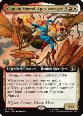 [396]【EN】■拡張アート■最高のアベンジャーズ、キャプテン・マーベル/Captain Marvel, Apex Avenger【MSC】[R][多色]