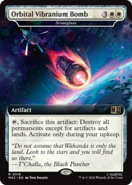 [318]【EN】■拡張アート■衛星軌道上ヴィブラニウム爆弾/Orbital Vibranium Bomb【MSC】[R][白]