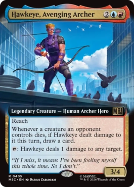 [405]【EN】■拡張アート■アベンジャーズの射手、ホークアイ/Hawkeye, Avenging Archer【MSC】[R][多色]