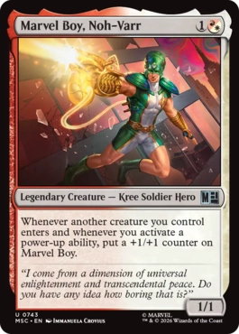 [743]【EN】【FOIL】マーベル・ボーイ、ノー・バー/Marvel Boy, Noh-Varr【MSC】[U][多色]